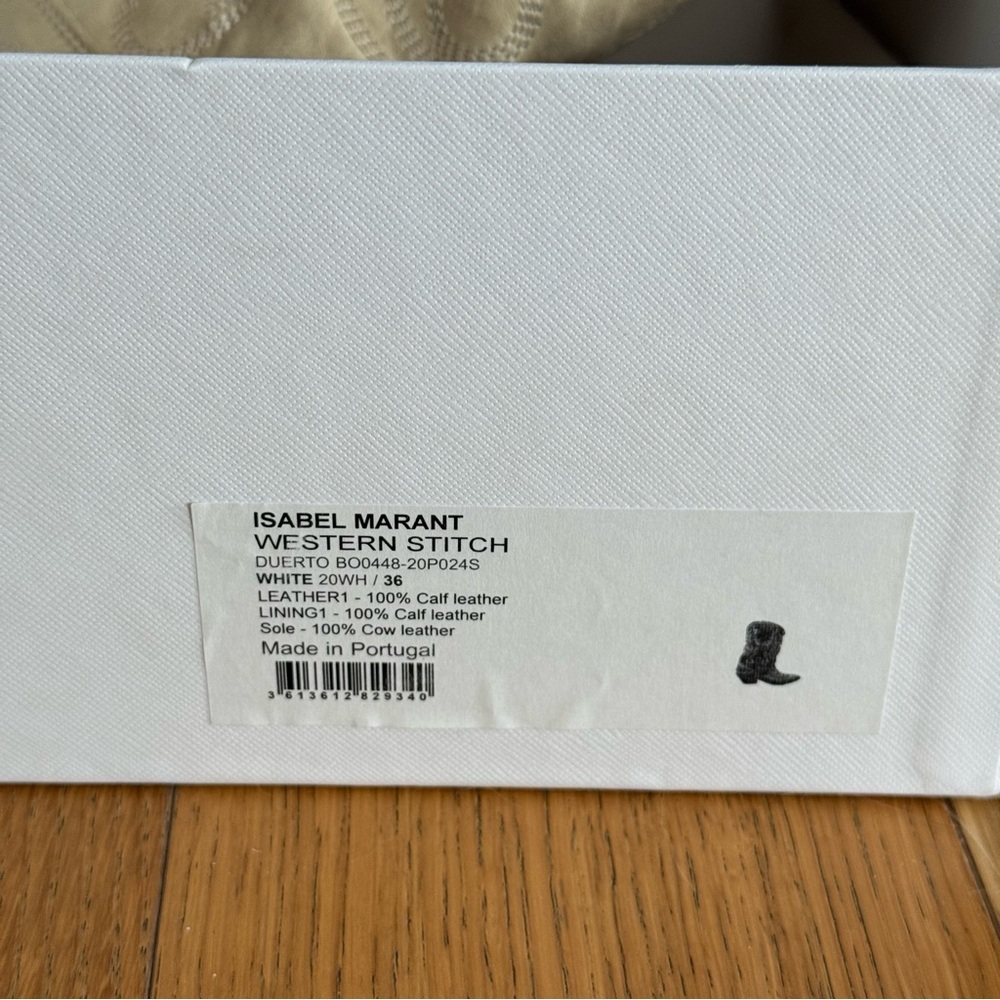 Isabel Marant Duerto Western Boots 36 - Picture 9 of 10